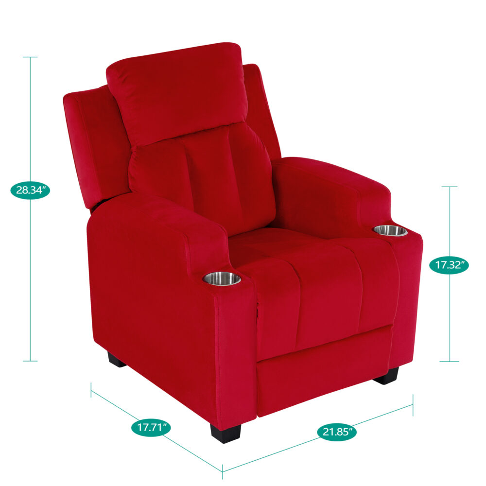 Deluxe Kids Recliner by HomeStock - 9
